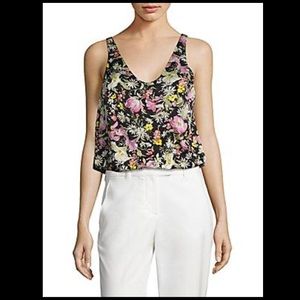 3.1 Phillip Lim • Meadow floral silk tank top